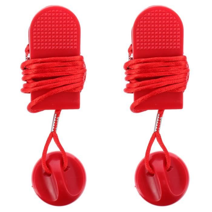 2pcs clés de de tapis roulant aimant verrouillage de accessoires de machine de tapis de course fitness - musculation
