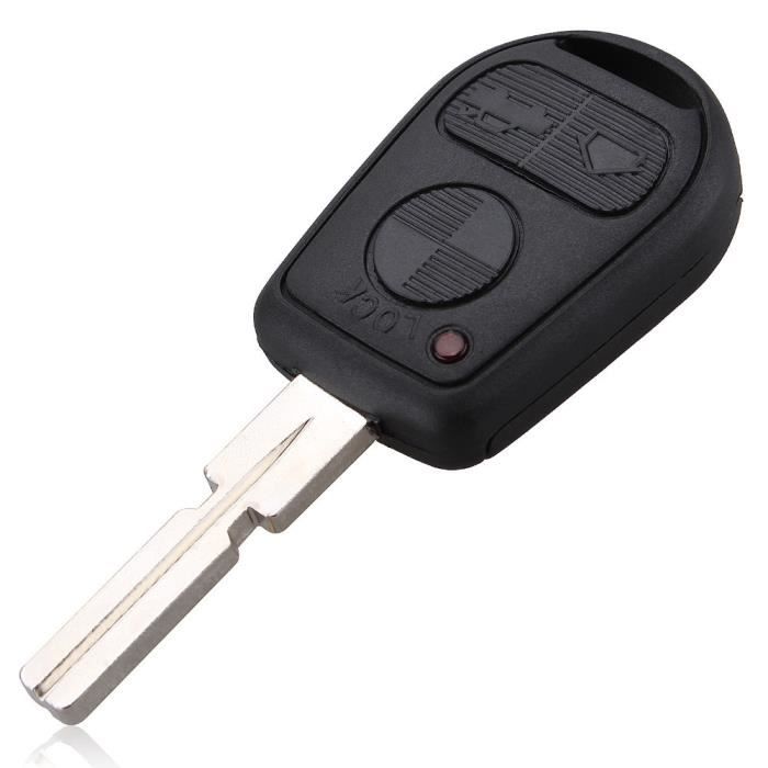Cle plip pour bmw serie 3 5 6 7 x3 x5 6 7 z3 z4 m3 e coque telecommande lame avec rainures 3 boutons @pro-plip