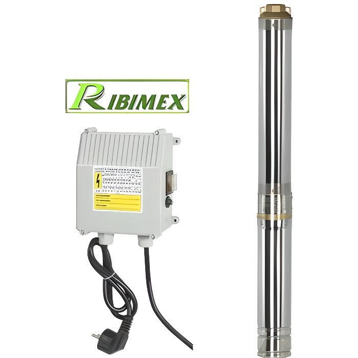 Pompe grande profondeur 1100W immergée 14 turbines