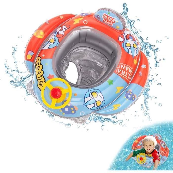 Bouee Bebe avec Pistolet à Eau Bouée Piscine Enfant Grandes Ailes pour Éviter Le Renversement Gonflable Flotteur de Piscine pour Bébé Anneau de Natation Jouets de Piscine Enfants 3-6 Ans (Rouge Bouee Bebe avec Pistolet à Eau Bouée Piscine Enfant Grandes Ailes pour Éviter Le Renversement Gonflable Flotteur de Piscine pour Bébé Anneau de Natation Jouets de Piscine Enfants 3-6 Ans (Rouge