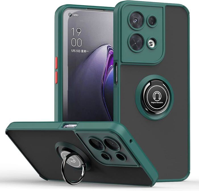 Bastmei Cover per Oppo Reno8 PRO 5G/Reno 8 PRO 5G, Ultraleggero Ultrasottile Antiscivolo AntiGraffio della Telecamera, PC Rigido Liscio Cover per Oppo Reno8 PRO 5G/Reno 8 PRO 5G(Vino Rosso