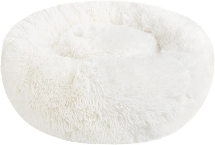 Lit Pour Chien Et Chat En Forme De Beignet - Doudou Moelleux, Antidérapant, Lavable (130cm)