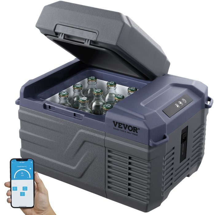 Réfrigérateur portable à compression - VEVOR - NL12 - 12 L - 100-240V AC / 12/24V DC - 45 W