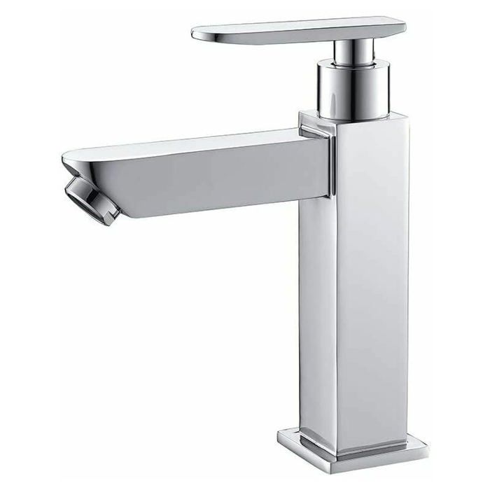 Robinet lavabo - LARGEIGHT - Eau froide - Métal durable - Cartouche céramique - Design moderne