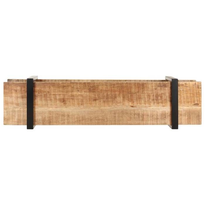 Meuble TV - Banc TV - Table TV - 160x40x40 cm - Bois massif de manguier brut T380