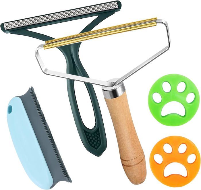 Rouleau Anti-Peluches, Rasoir Portable Réutilisable Pour Enlever Les Poils D'Animaux Et Les