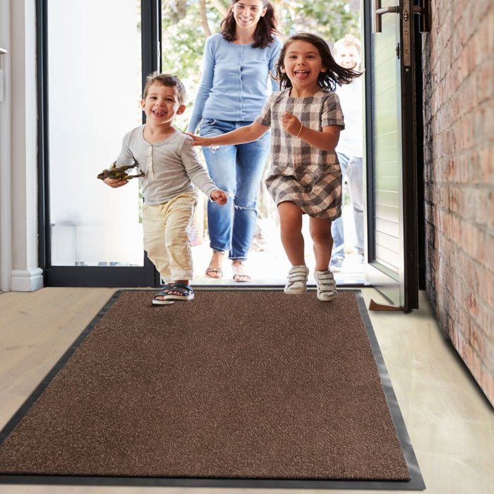 Comparer les prix de Tapis antidérapant très absorbant Monochrom Marron 60 x 180 cm