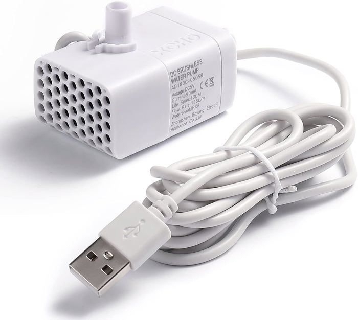 Meilleurs prix pour Pompe à eau de remplacement pour fontaine à eau pour chat 84 fl oz/25L F-016B