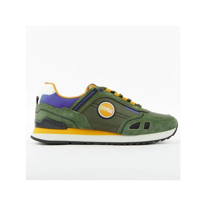 Basket Colmar Homme Travis Sport Bold Kaki Synthétique