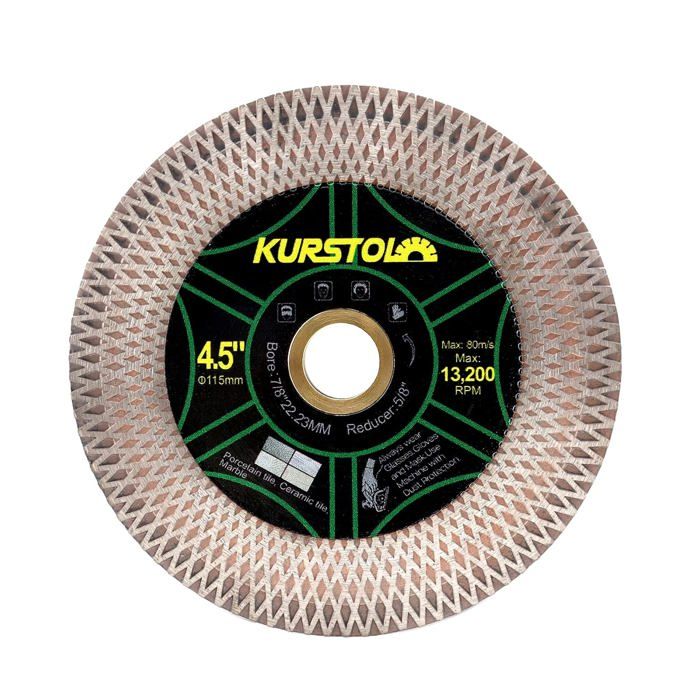 Disque Diamant 115 Mm FOCSTOL Pour Coupe Granit, Marbre, Céramique - Simple Face, Bride M14