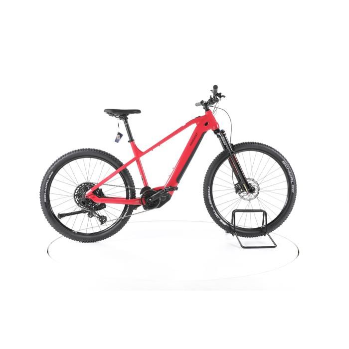 Vélo électrique - HoheAcht Sento Roko - rouge - VTT électrique semi-rigide - Shimano 630 Wh Reconditionné - Hoheacht