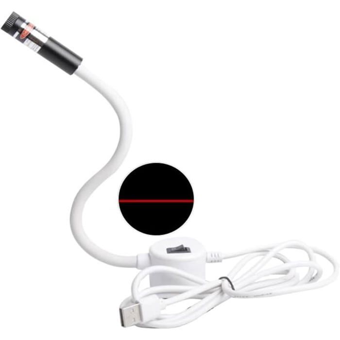 Lampe de matelassage magnétique pour machine à coudre Guide de vision laser pour couture Fixation magnétique réglable