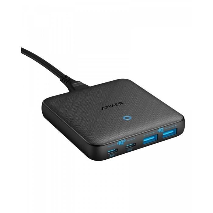 Chargeur Anker PowerPort Atom III 2xUSB C 2xUSB A Charge rapide