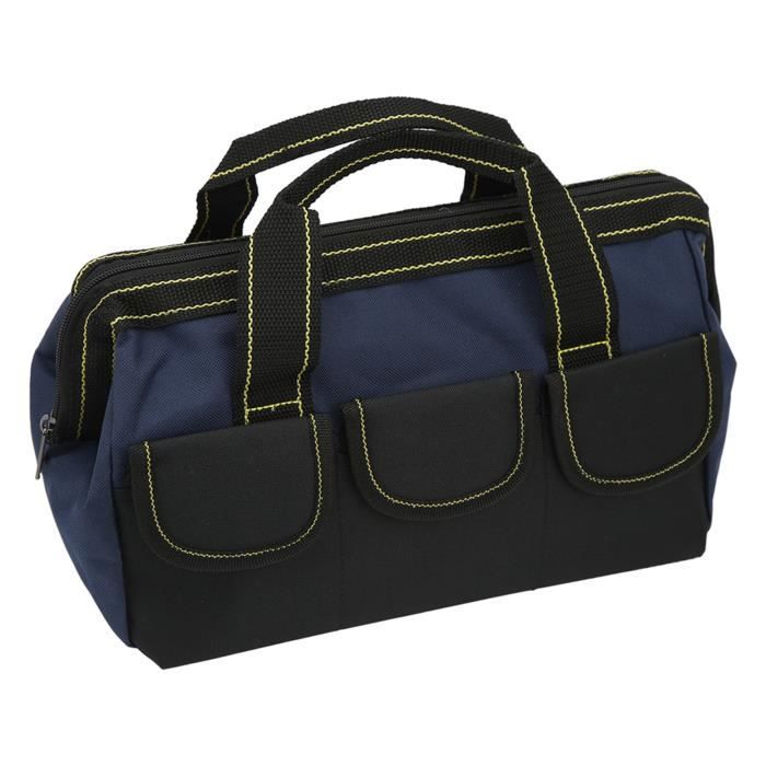 Ashata sac de rangement pour outils portable Sac de rangement doutils 13 pouces en tissu Oxford sac à main multifonctionnel