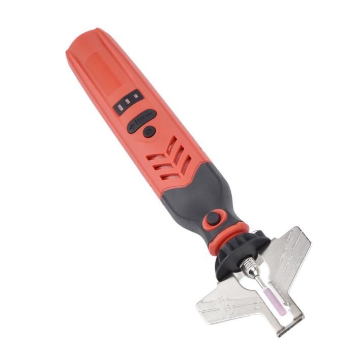 Atyhao Cordless Saw Sharpener, Chainsaw Sharpening Kit 500018000rpm