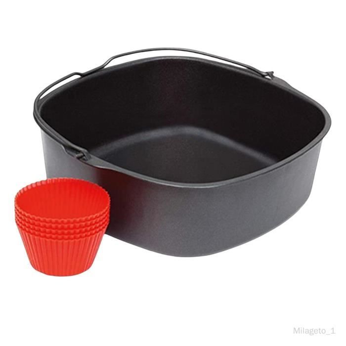 Plateau à Friteuse Antiadhésif, Plateau Et Panier En Maille