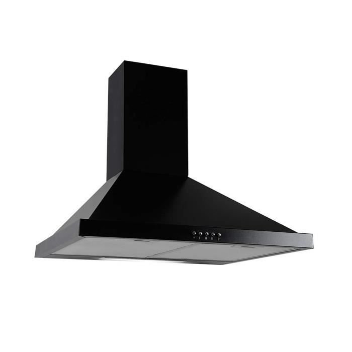Linke Lkdm60b Hotte Decorative Murale 60 Cm Mode Mixte Avec Eclairage Led Et Commandes Mecaniques Boutons Poussoirs Couleur Achat Vente Hotte Cdiscount