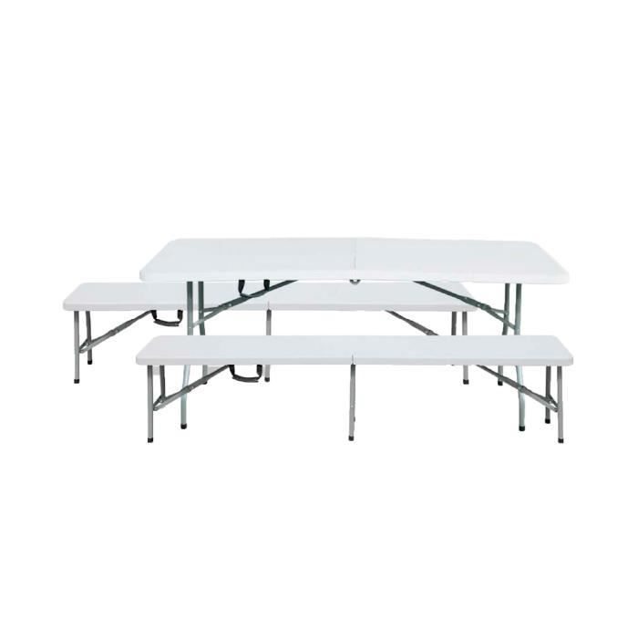 Table pliante 180cm Rectangulaire Traiteur 7house