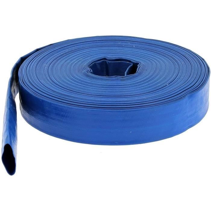 PATIKIL Tuyau Refoulement Piscine 40mm ID 15m - Léger, Renforcé, 0.8 MPa
