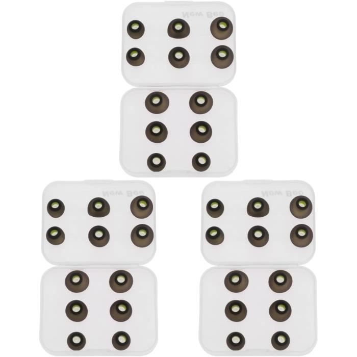 12 Paires De Bouchons D'oreille En Silicone – Réduction De Bruit – Pour Dormir, étudier, Voyager – Confortables Et Lavables