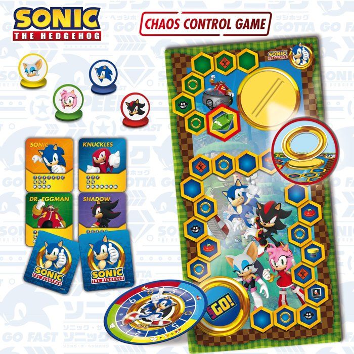 Sonic Contrôle du Chaos Jeu de société LISCIANI Aventure Univers Sonic