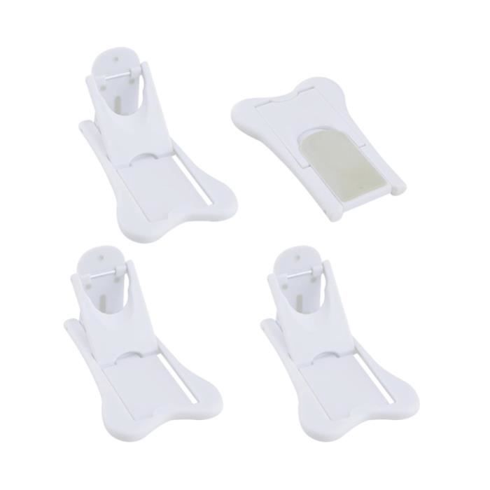 Kit Sécurité Enfant 8 Pièces - Verrous Adhésifs Pour Armoires, Tiroirs, Frigo Et Fenêtres Sans Perçage