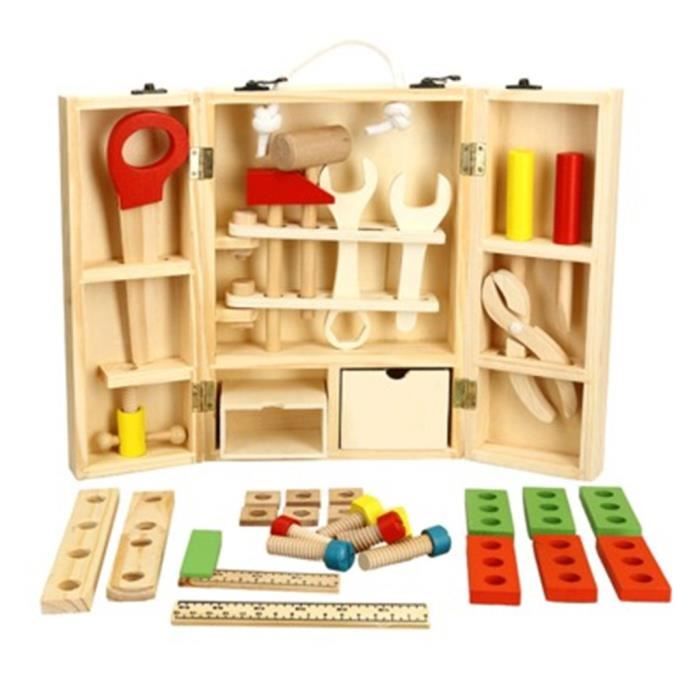 Jouet Enfant 3 Ans Outils Enfant Jeu Construction Boite a Outil Malette  Outils Visseuse Jeux Educatif Jeux Montessori pour Enfant - Cdiscount Jeux  - Jouets