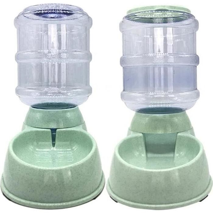 Distributeur Automatique Nourriture Et Eau Pour Animaux - 2 En 1 Pour Chat, Chien, Lapin - Parfait Pour Voyages
