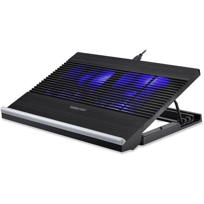 AJWRefroidisseur Pc Portable 4 Réglage De La Vitesse Notebook Cooling Ventilateur De