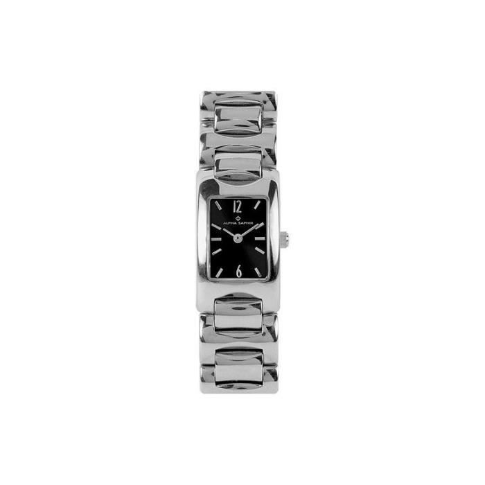 Montre Femme Alpha Saphir 348A 33 mm Achat vente montre Femme Adulte Acier Cdiscount