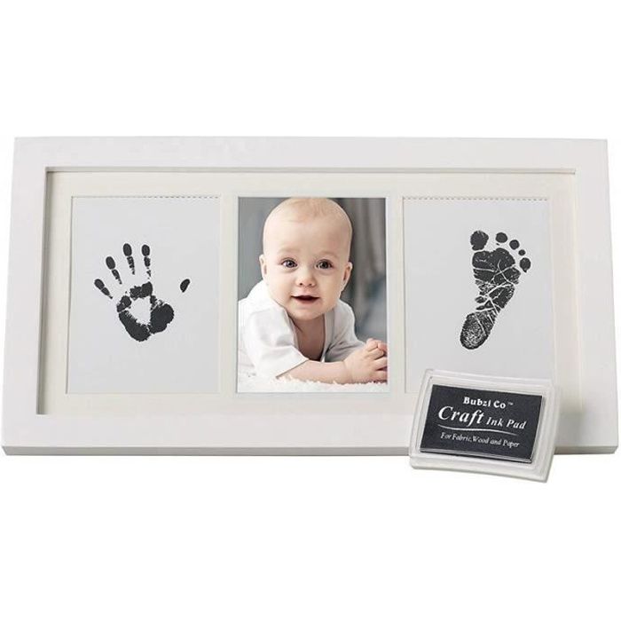 Kit Empreinte Bebe Cadre De Photo Pour Liste De Naissance Fille Et Garcon Cadeaux Pour Liste De Naissance Souve Cdiscount Maison