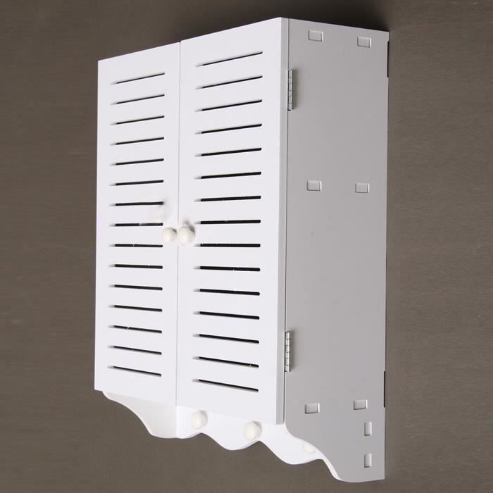 Mural Armoire Meuble Toilette Salle De Bain Wc Placard Etagere