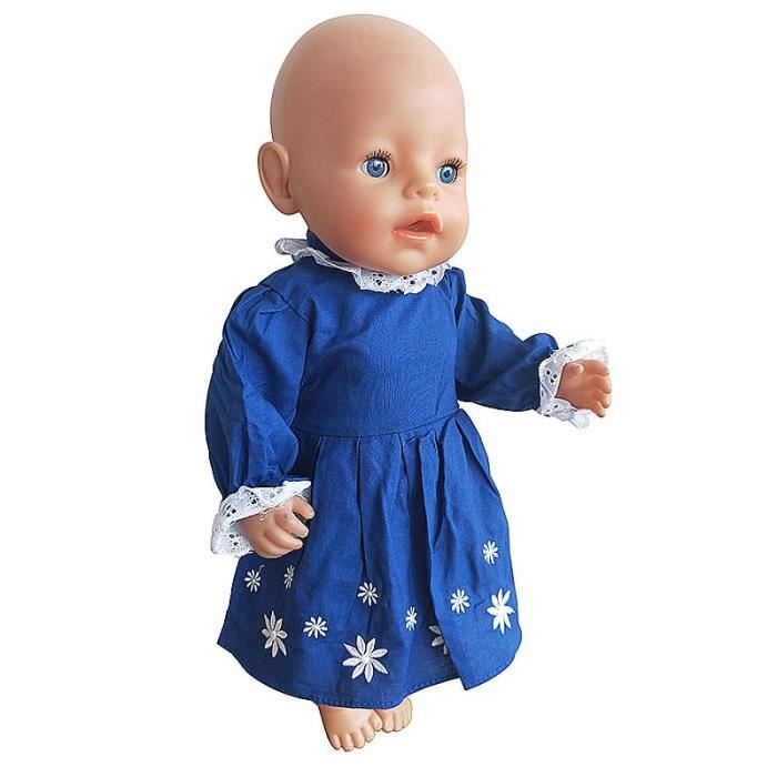 Poupees Poupons Nouvelle Robe Pour 43cm Zapf Bebe Poupee 17 Pouces Reborn Bebes Poupees Vetements Type Black Achat Vente Poupee Cdiscount