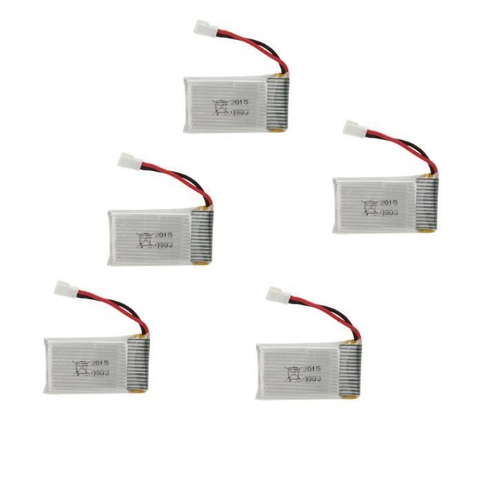 thumbnail image 2 of Snaptain 3.7V 600mAh 30C 802540 Lipo Batterie Pour Syma X5 2 of 11