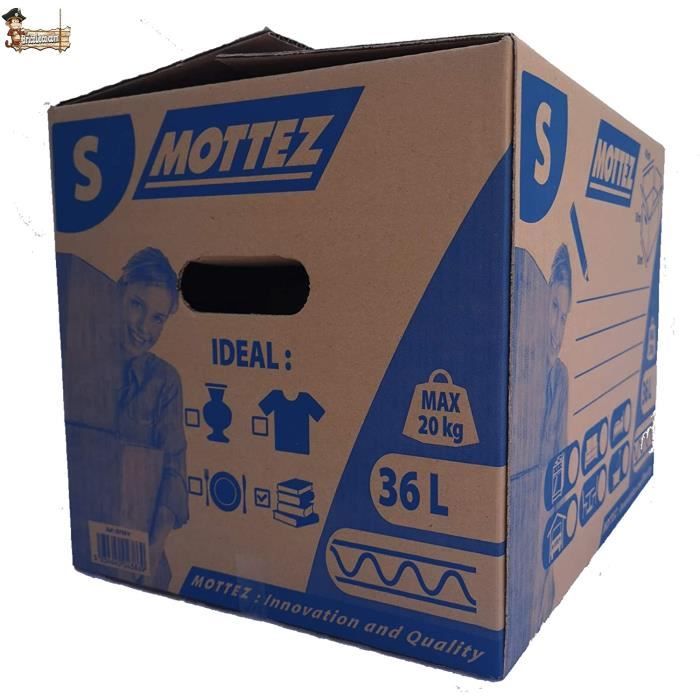 MARCPRINT Lot de 20 Boite carton de Demenagement - Boite