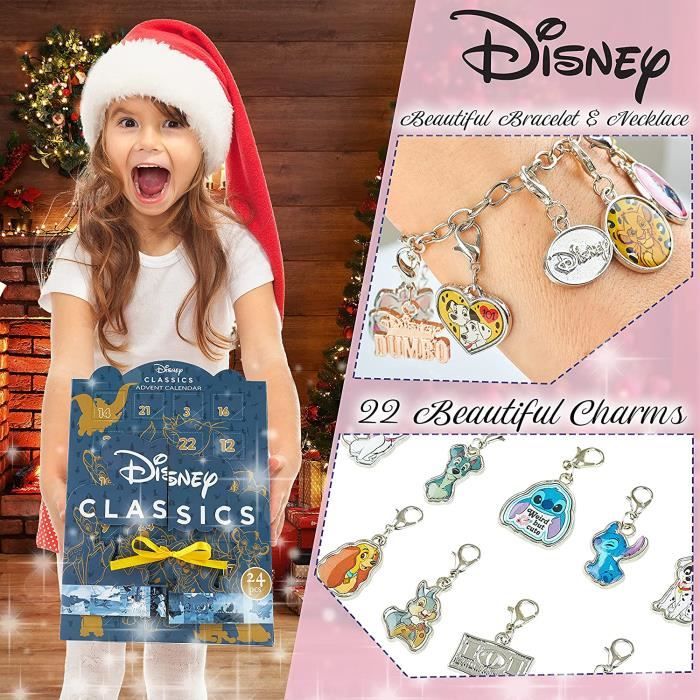 Calendrier de l'avent - Disney - Bijoux pour enfant - Noël 