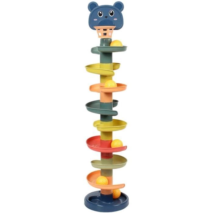 Jeu De Construction Jouets Bebe 1 An Circuit De Billes Jouet Enfant 1 2 3 An Jouets Educatifs 9 Couches Puzzle Montessori Pour G 75 Cdiscount Jeux Jouets