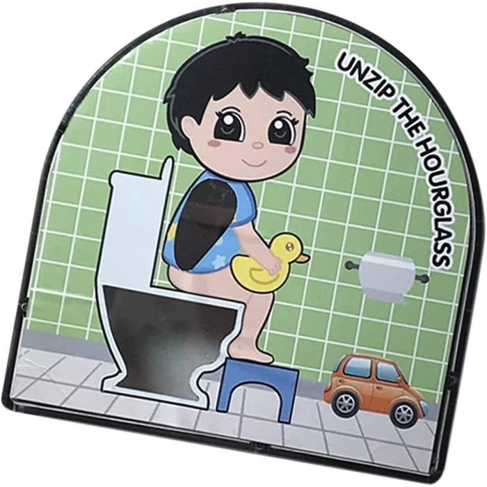 Minuteur De Toilettes 5 Minutes Sablier De Bureau, Horloge À Sable Novel  Funny Bathroom Timer Kids Toilet Creative Time Manag 331 - Cdiscount Maison