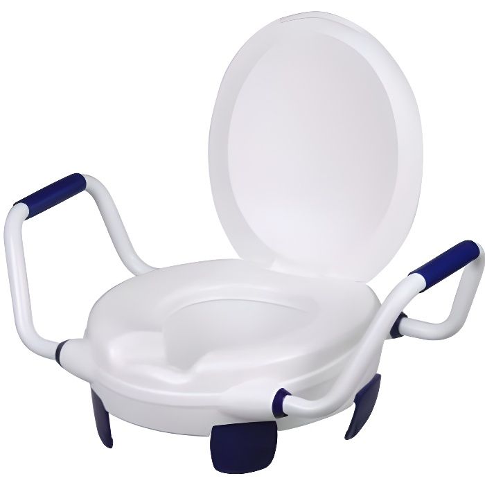 rehausse wc avec accoudoirs hauteur 11 cm clipper v cdiscount sante mieux vivre