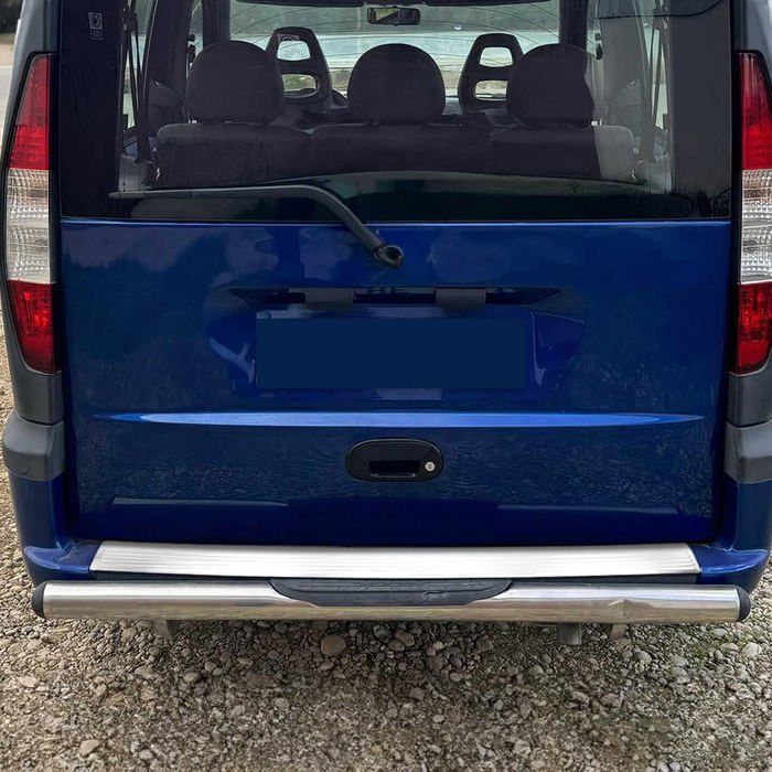 Protection De Seuil Arrière Inox Sur Mesure Pour Mercedes Citan  W420 Box Tourer 2021  Ribs