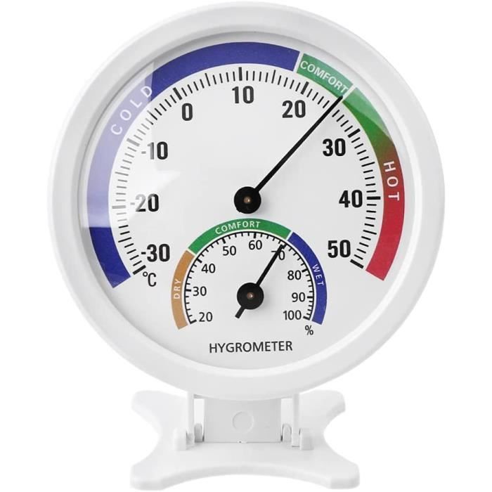 Thermomètre hygromètre intérieur extérieur - mini 3 '' thermomètre