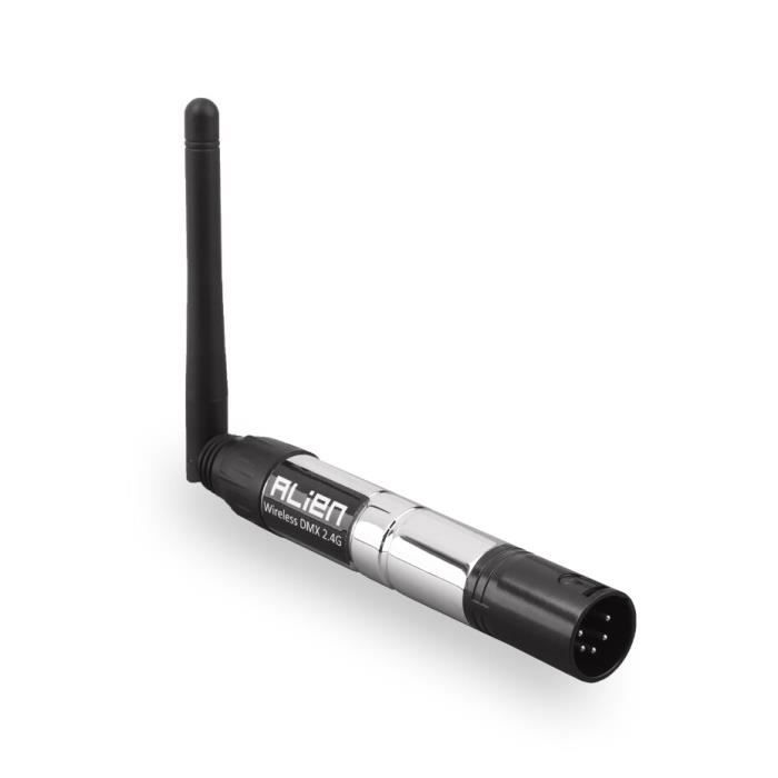 Transmetteur DMX512 Sans Fil 2.4GHz - Pour Lumières De Scène Et Effets - Marque U'King - Neuf Sous Garantie 3 Ans