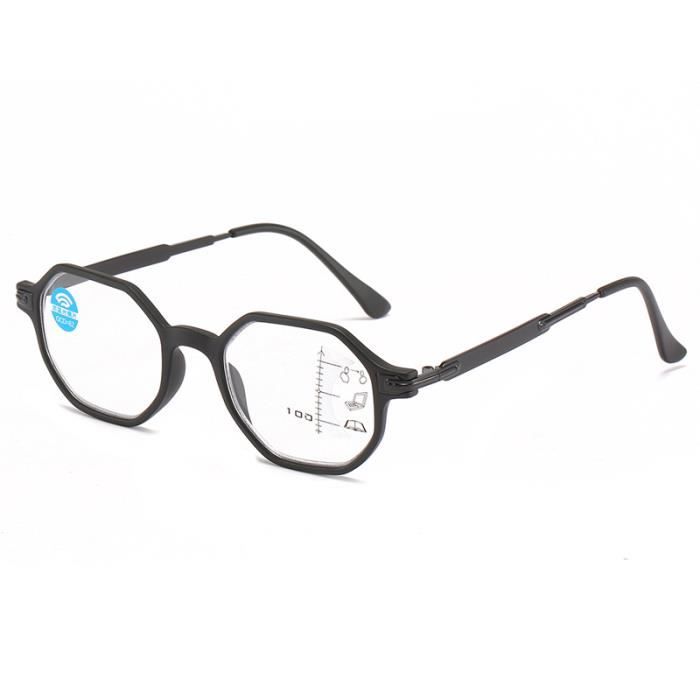 Noir Dioptrie 2 50 Lunettes de lecture ordinateur multifocales progressives pour hommes et femmes Bloca