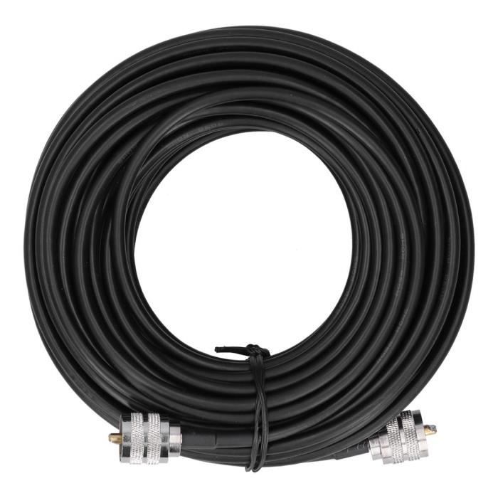 Câble Coaxial RG58 15M Extension WiFi URCIANOW - Câble Basse Perte Antenne Routeur