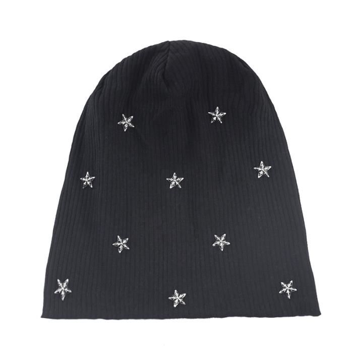 Béret Tricoté Femme Multicolore - Taille Unique, Style Décontracté Peintre, Matière Polyester, Neuf Avec étiquettes
