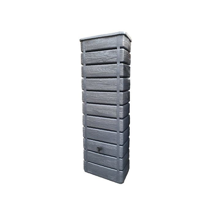 Récupérateur deau de pluie WOOD 300 L imitation bois anthracite