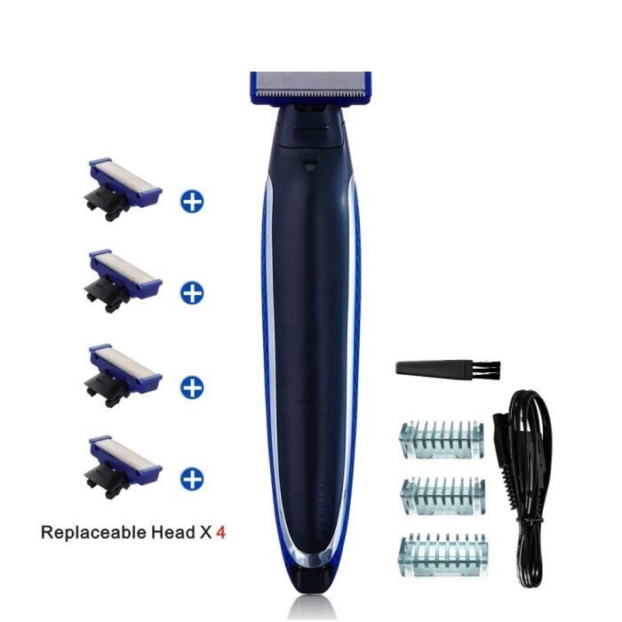 Machine Rasoir Rasoir avec 4 têtes Rasoir Oneblade Barbeador Eletrico La Eletrico ...