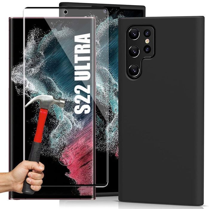 Coque Silicone Transparente + Film Verre Trempé Pour Blackview Fort 1 (6.56 Pouces) | Protection Anti-choc, Anti-rayures | TPU Souple