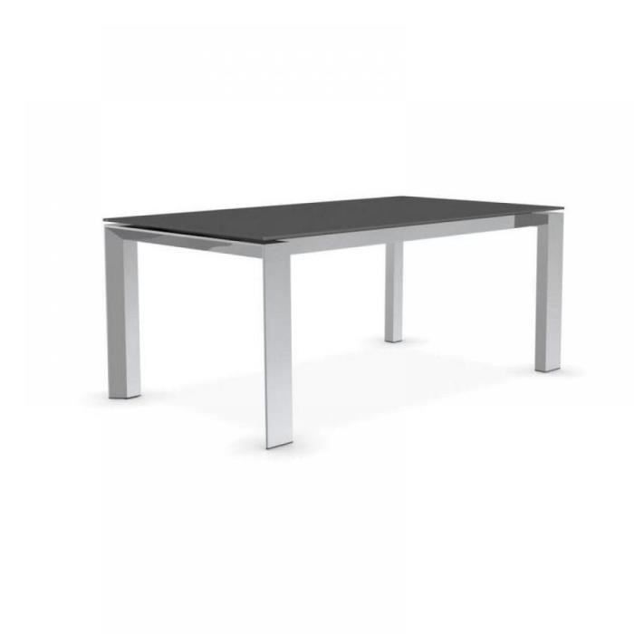 Table Repas Extensible Royal 180x100 En Ceramique Couleur Pierre