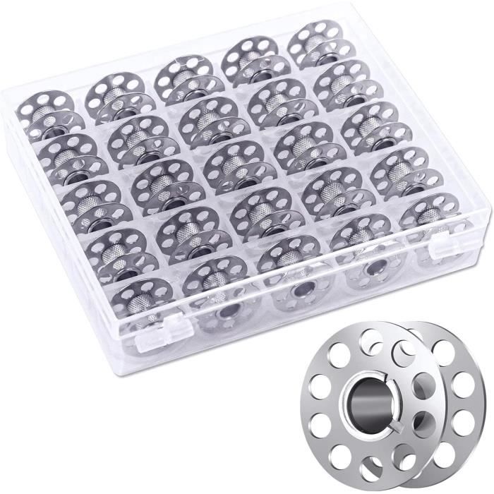 Lot De 10 Bobines En Métal Pour Machine à Coudre Singer (Modèles 192K, 201, 240, Etc.) - Neuf